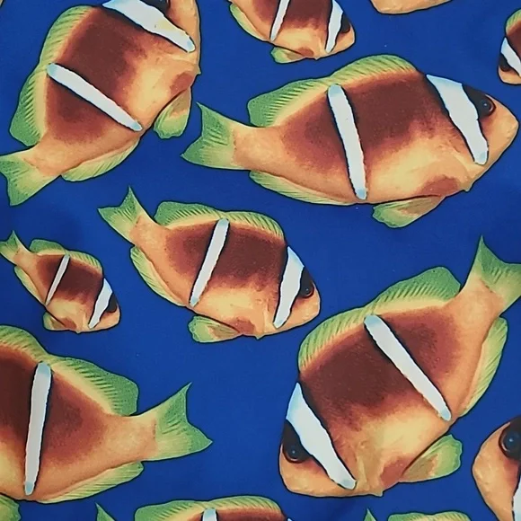 RALPH LAUREN POLO SPORT TROPICAL FISH PRINT SWIM SHORTS - Picture 3 of 13